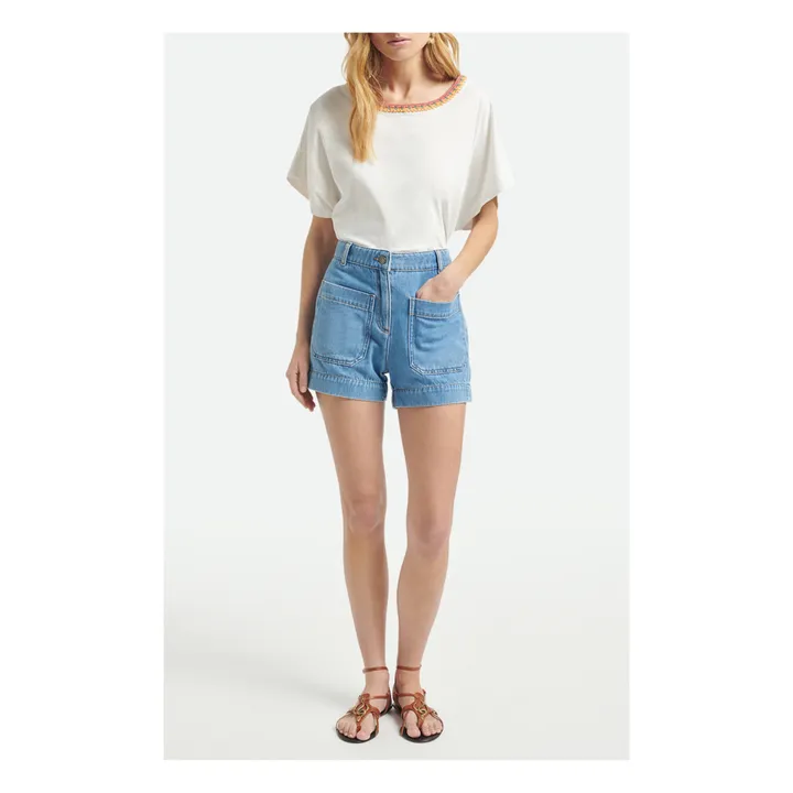 Short Telias | Bleu indigo- Image produit n°1