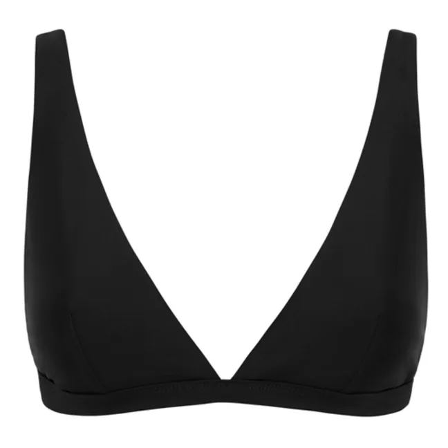 Haut de Maillot Plunge | Noir