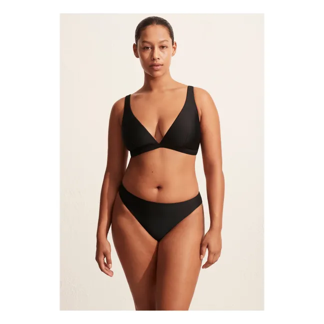 Haut de Maillot Plunge | Noir
