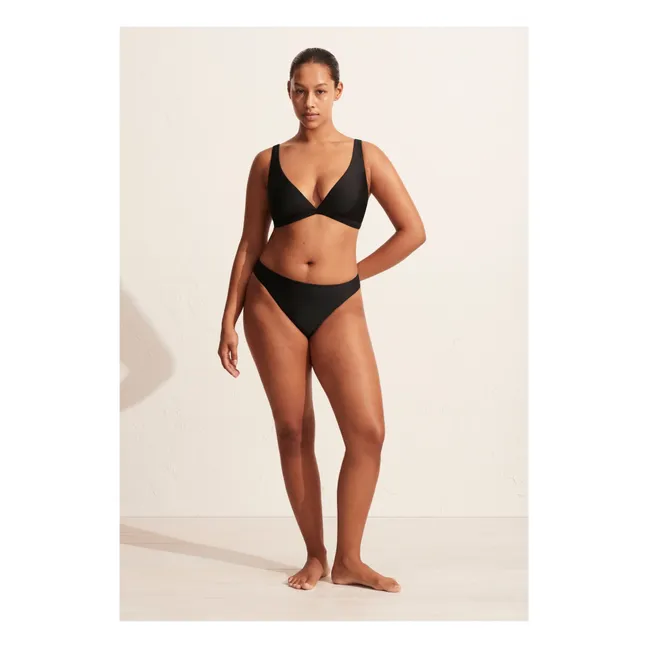 Haut de Maillot Plunge | Noir