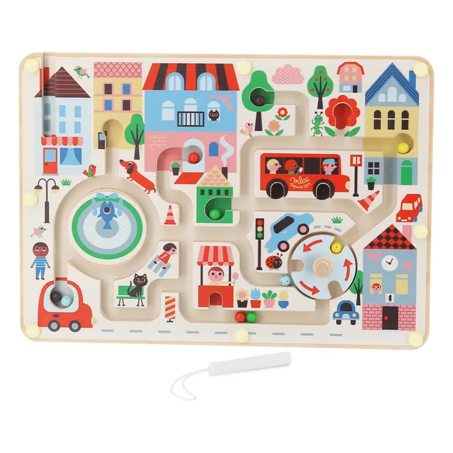 Magnetisches Labyrinth Meine kleine Stadt - Ingela P.Arrhenius