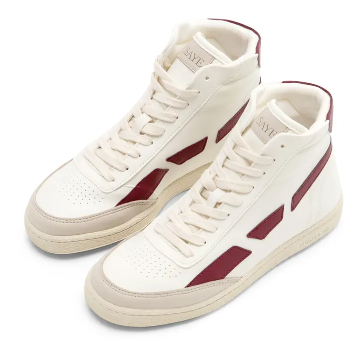 Sneakers '89 High Vegan | Burgunderrot- Produktbild Nr. 6