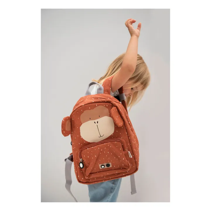 Mr Monkey Backpack | Terracotta- Product image n°1