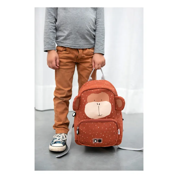Mr Monkey Backpack | Terracotta- Product image n°2