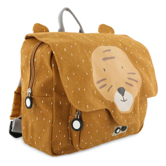 Mr. Tiger Schoolbag | Camel
