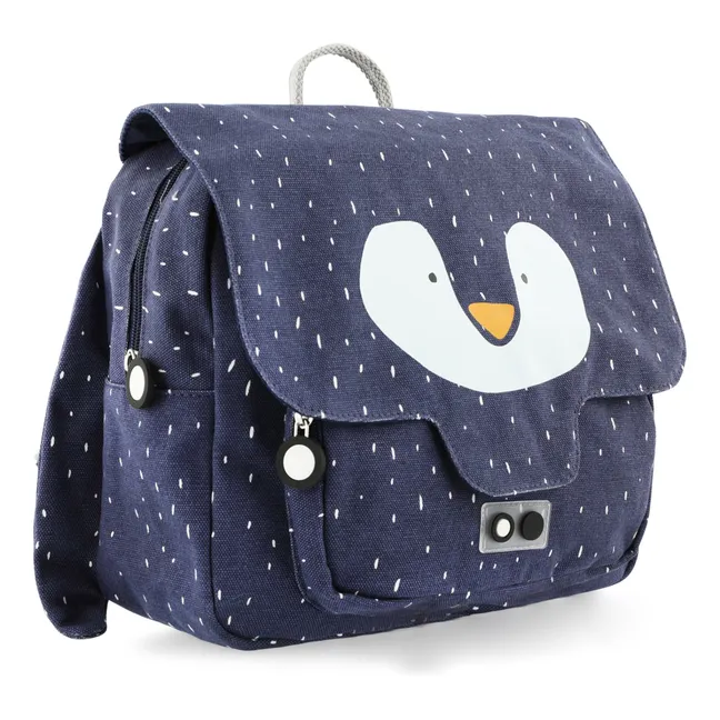 Mr. Penguin Schoolbag | Navy blue