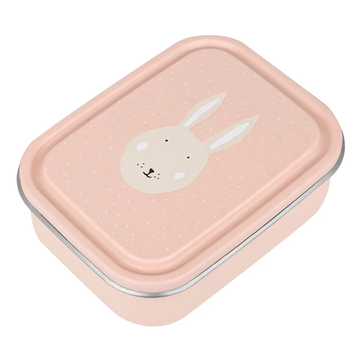 Trixie Pale Pink Small Lunch Box Mrs Rabbit