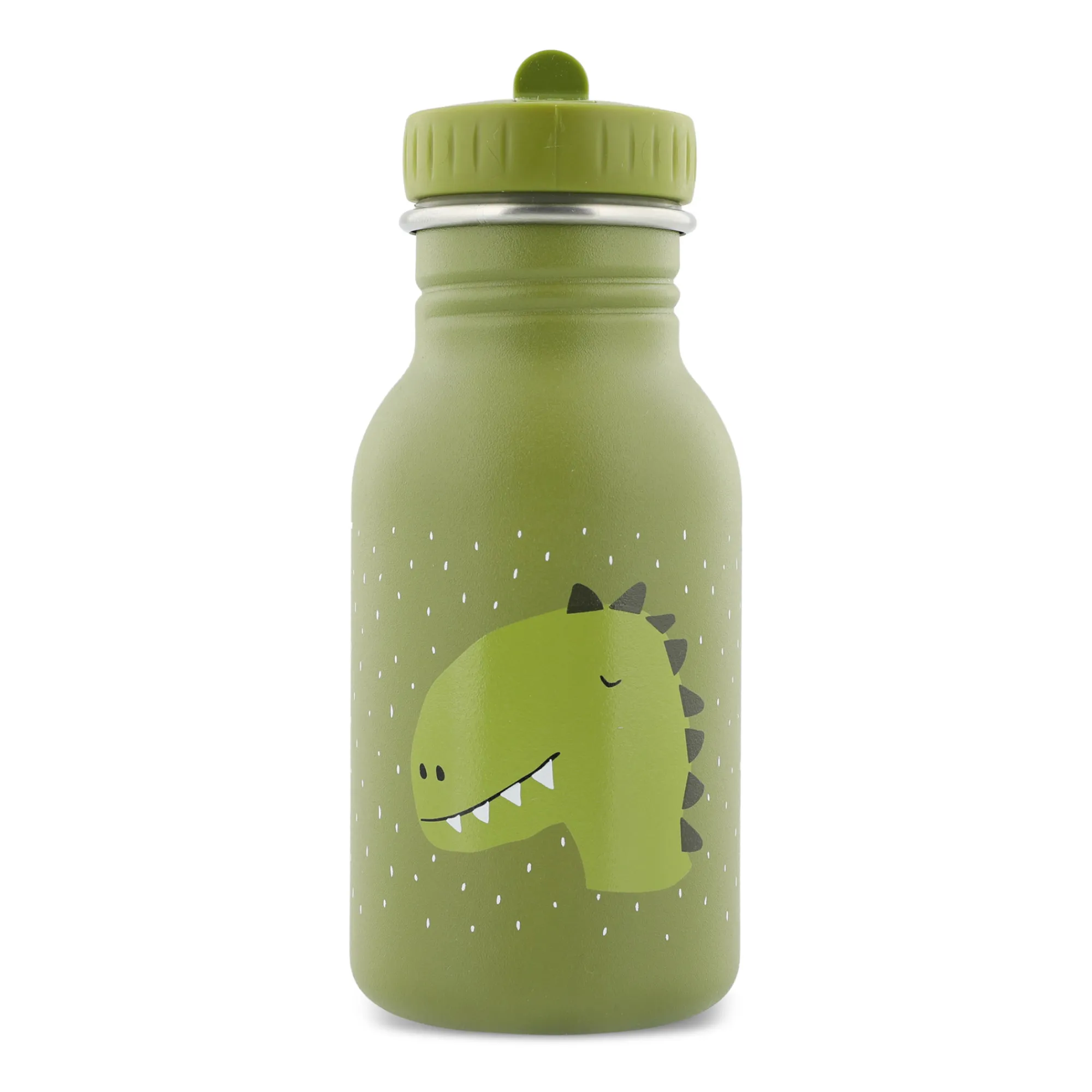 Trixie Khaki Mr Dino 350Ml Water Bottle
