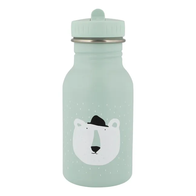 Borraccia, modello: Mr Polar Bear, 350 ml | Verde acqua