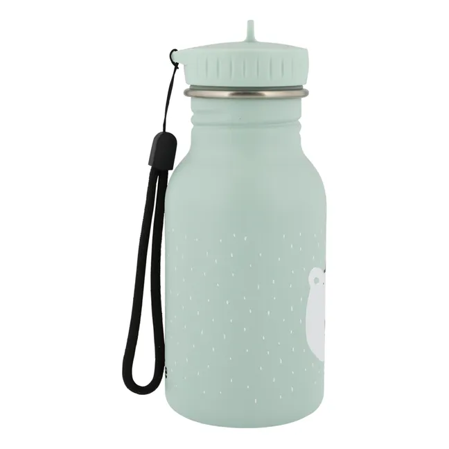 Mr Polar Bear 350ml Water Bottle | Green water