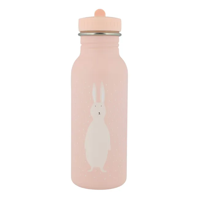 Trinkflasche 500ml Mrs Rabbit | Blassrosa