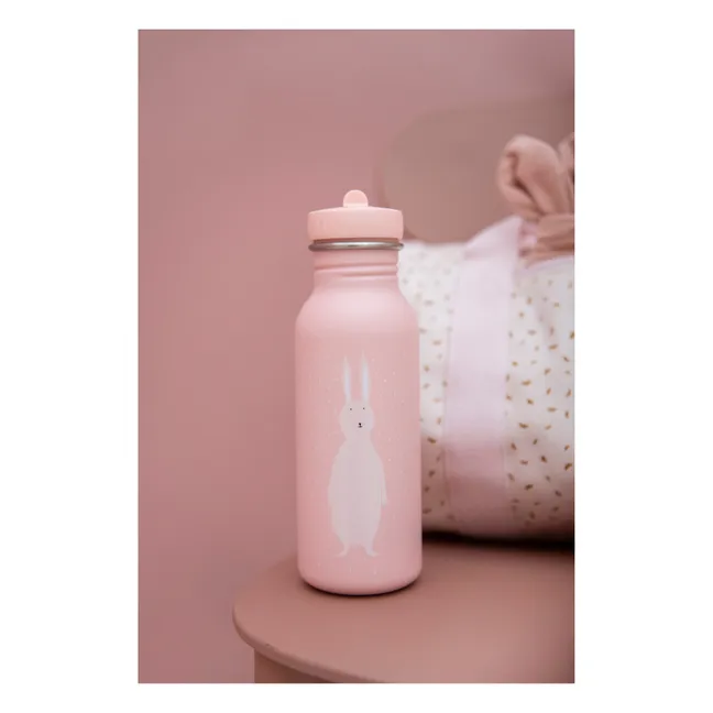 Trinkflasche 500ml Mrs Rabbit | Blassrosa