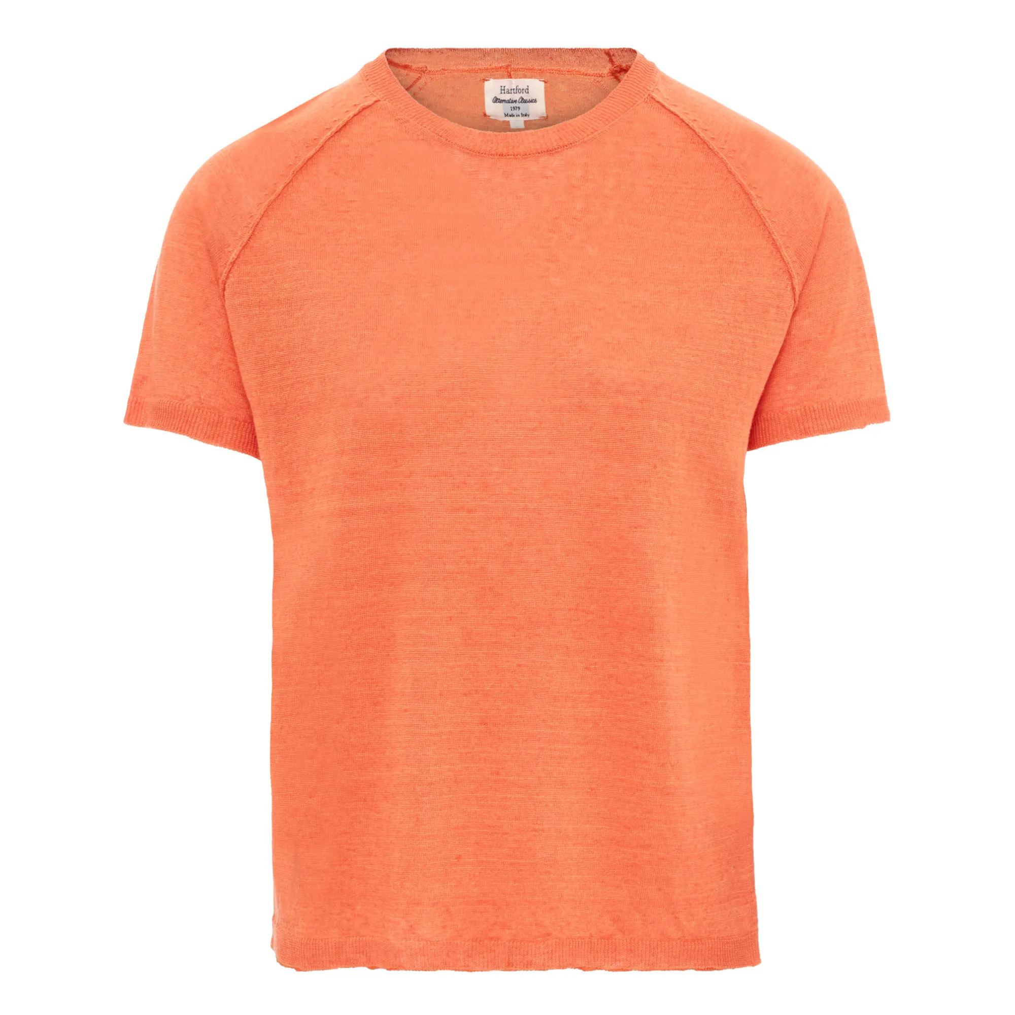 Hartford Orange Mamou Linen T-Shirt