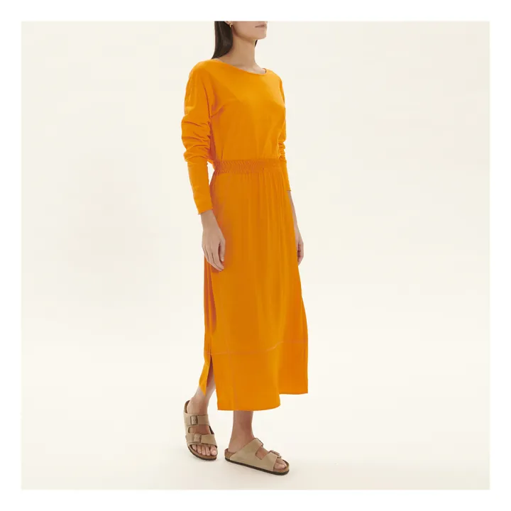 T-shirt Manches Longues Col Rond Aksun | Orange- Image produit n°3