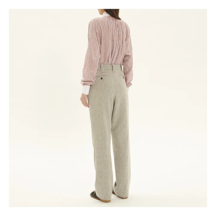 Pantalones de lana Lucien | Gris- Imagen del producto n°6