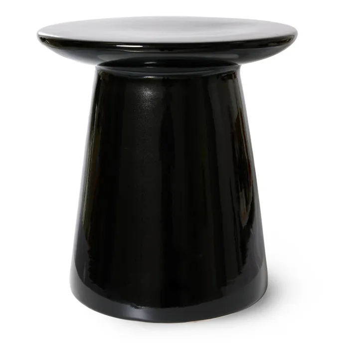 Table d'appoint en faïence | Noir- Image produit n°0