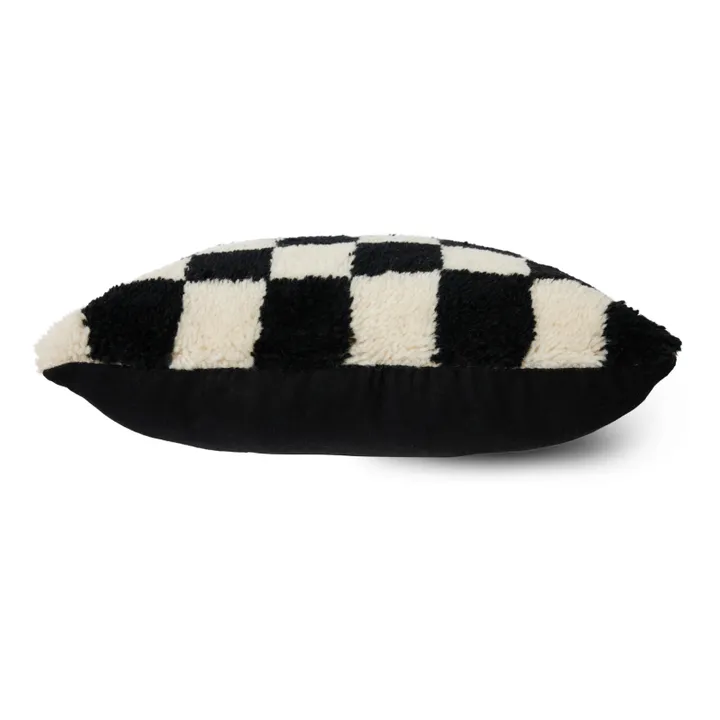 Coussin damier | Noir/Blanc- Image produit n°3