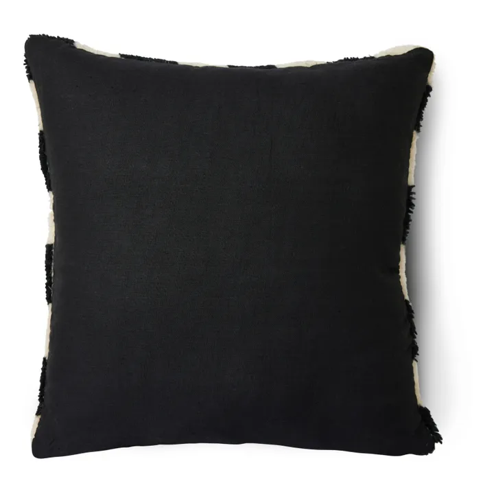 Coussin damier | Noir/Blanc- Image produit n°4