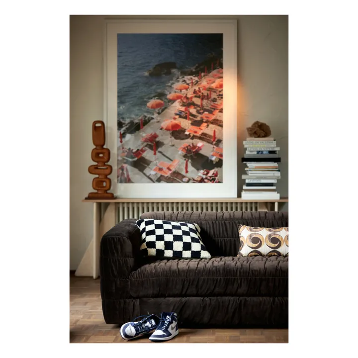 Coussin damier | Noir/Blanc- Image produit n°5