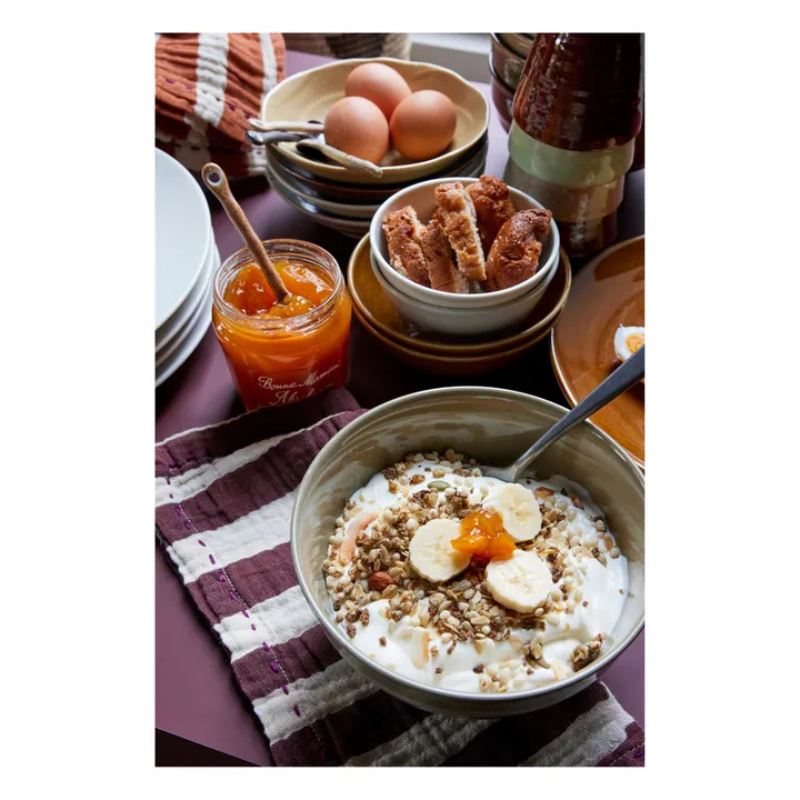 Serviettes de table en coton - Set de 2 | Lie de vin- Image produit n°2