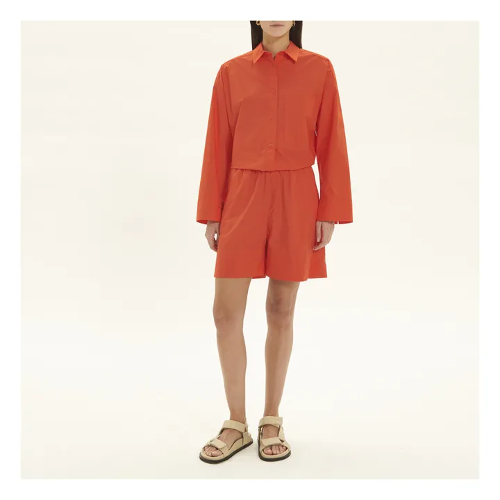 Shorts Siona Bio-Baumwolle | Corail Orange- Produktbild Nr. 2