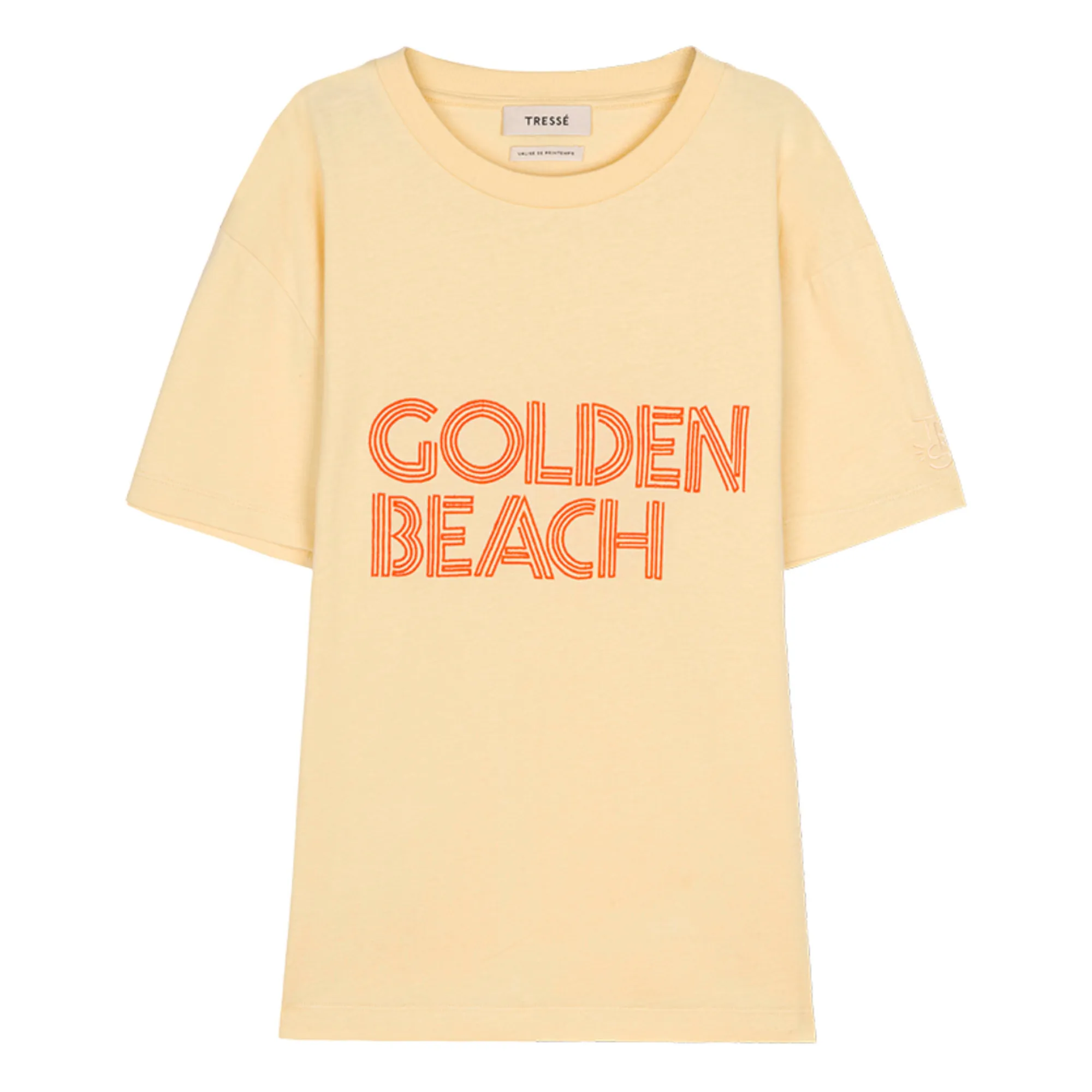 Tressé Yellow Tolden Organic Cotton T-Shirt