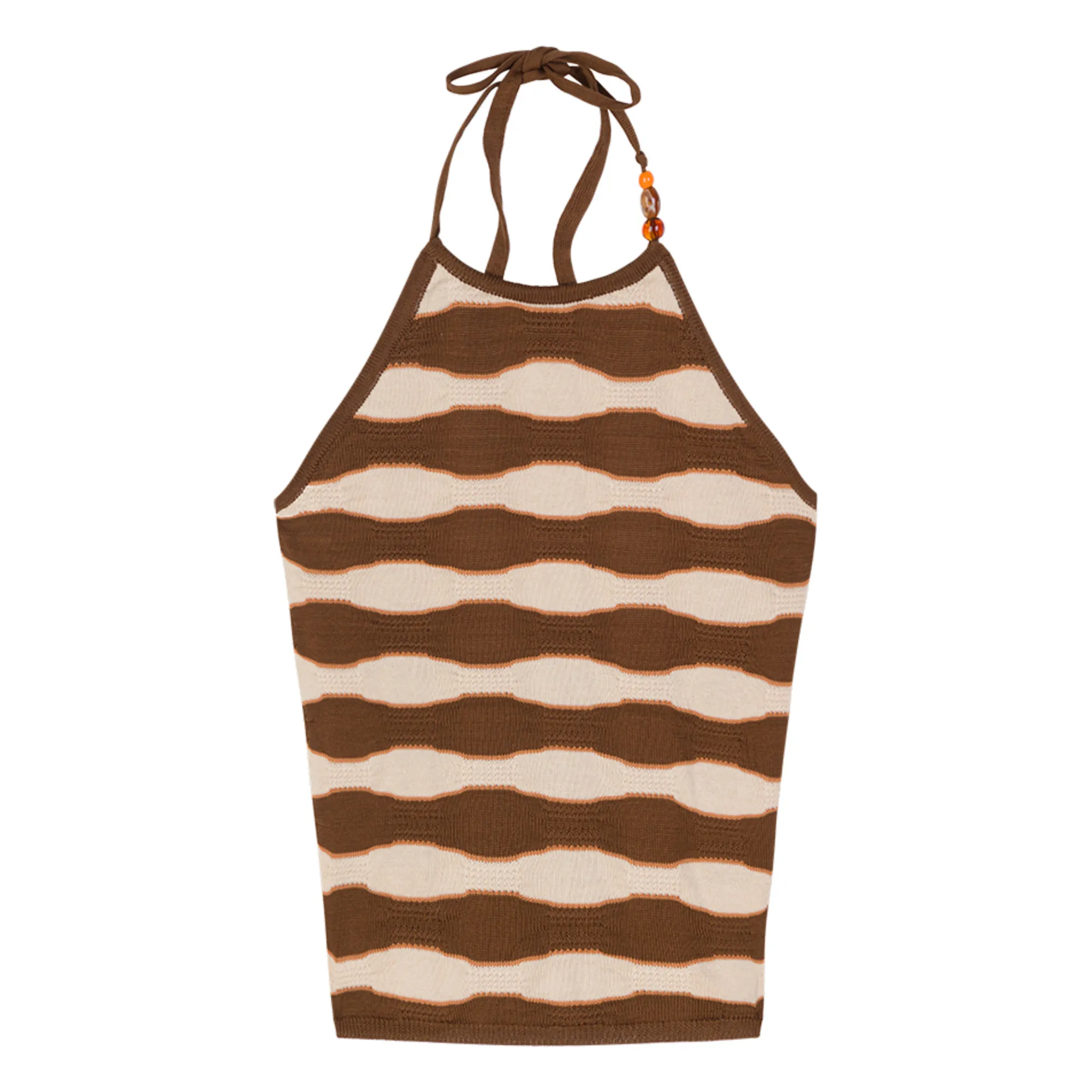 Tressé Brown Mazia Top