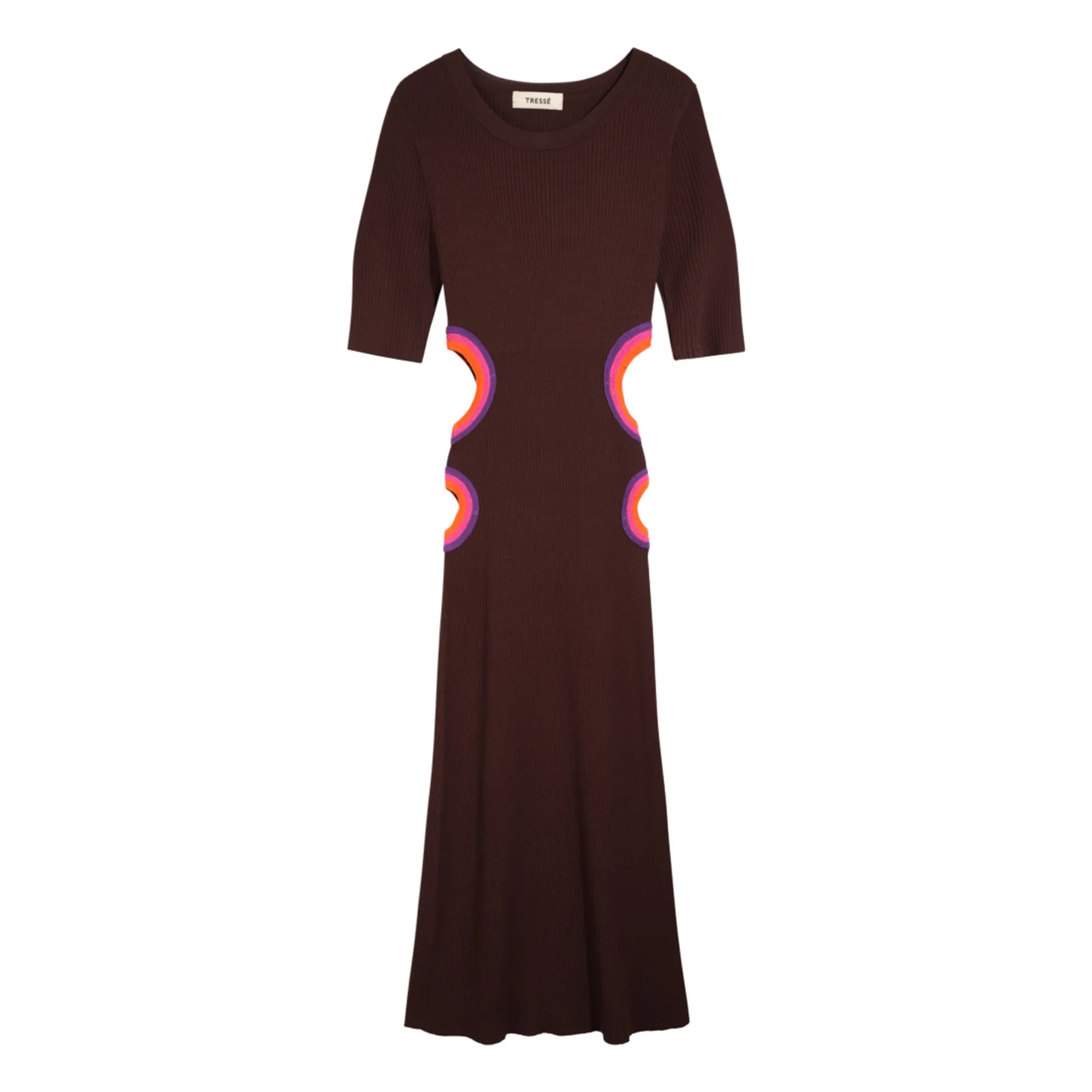 Tressé Brown Reza Dress