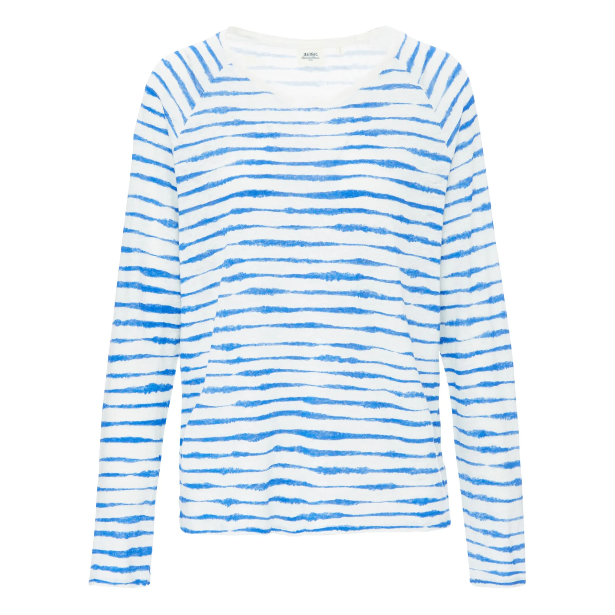 Hartford Blue Tarina Linen T-Shirt