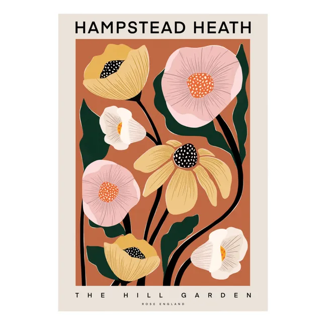 Affiche Hampstead Heath | Orange