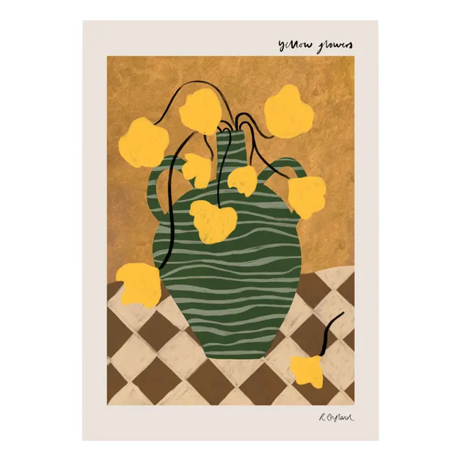 Affiche Yellow Flowers