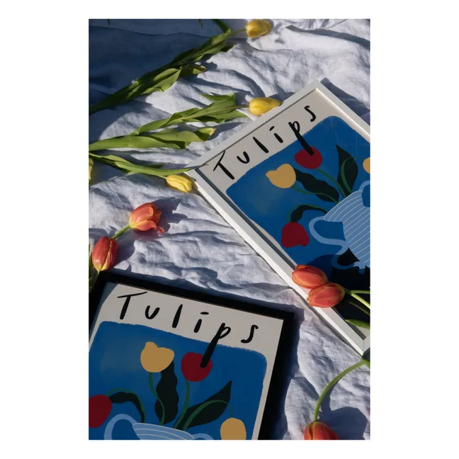 Affiche Tulips | Bleu