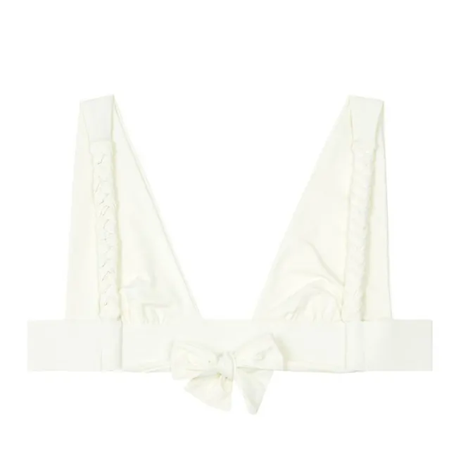 Haut de Maillot Yasmine | Blanc cassé