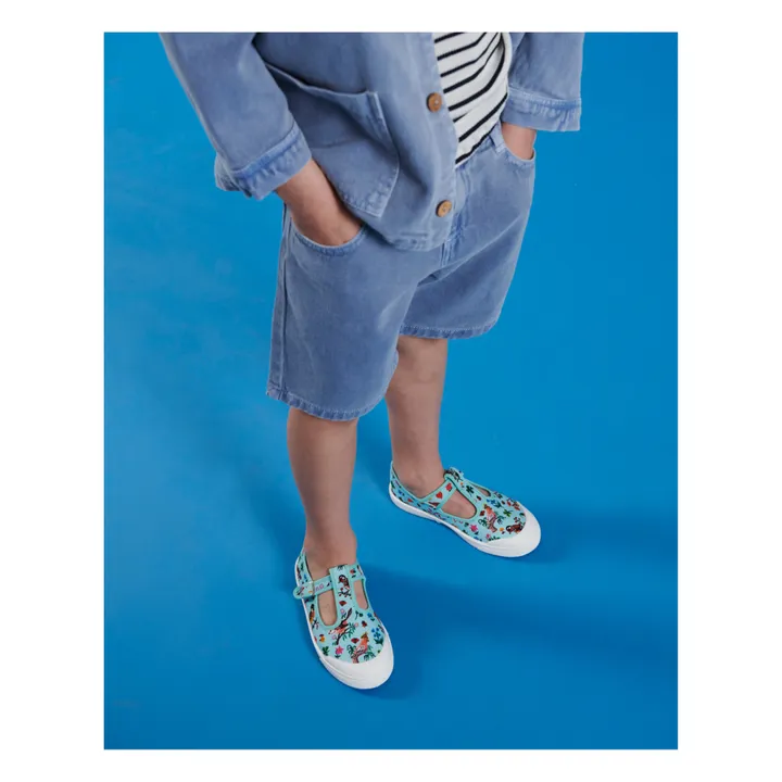 Nathalie Lete Buckle Sneakers | Blue- Product image n°4
