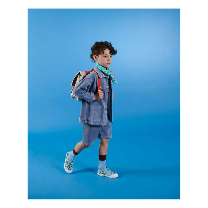 Nathalie Lete Buckle Sneakers | Blue- Product image n°1