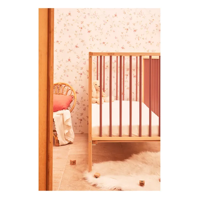 Letto da neonato, modello: Rémi, dimensioni: 70 x 140 cm | Rosa antico
