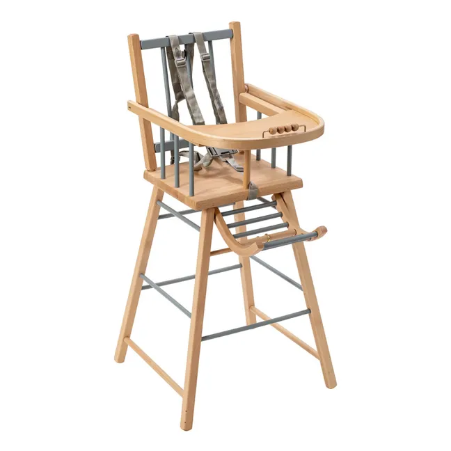 Andre High Chair | Grey blue