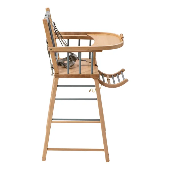 Andre High Chair | Grey blue