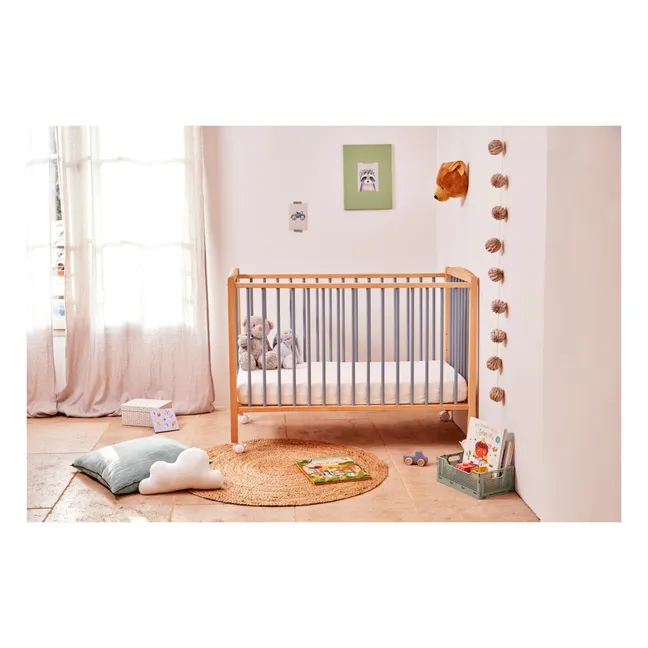 Lit bébé Rémi 60x120 cm | Bleu gris