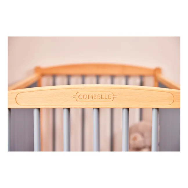 Lit bébé Rémi 60x120 cm | Bleu gris