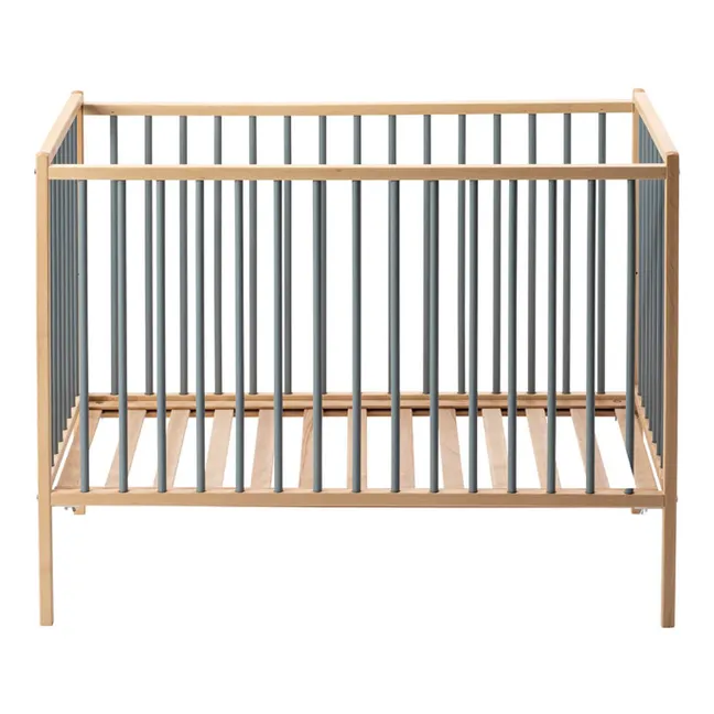 Lit bébé Rémi 60x120 cm | Bleu gris