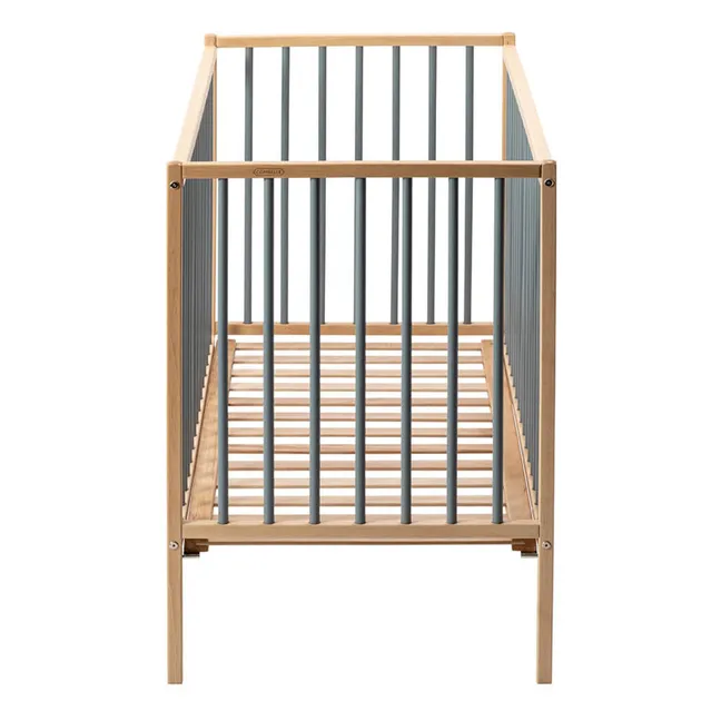 Lit bébé Rémi 60x120 cm | Bleu gris