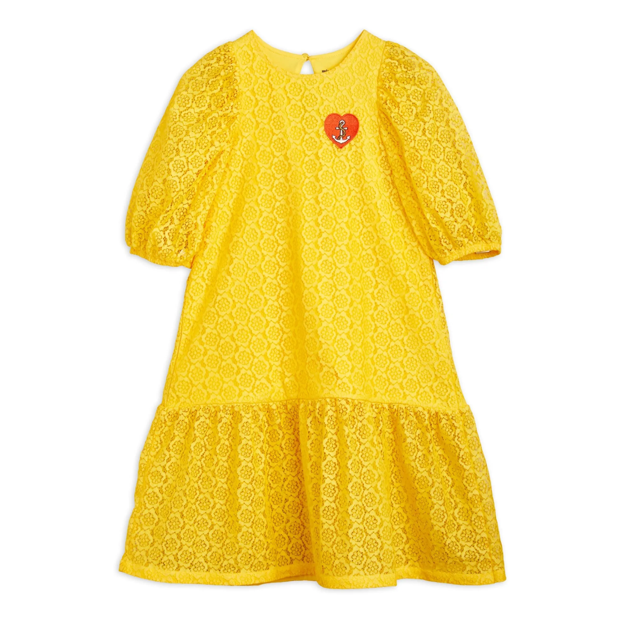 Mini Rodini Yellow Lace Dress