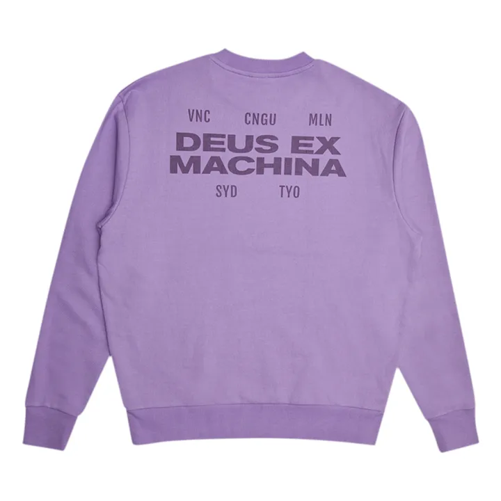 Sweatshirt Big Time Crew | Violett- Produktbild Nr. 0