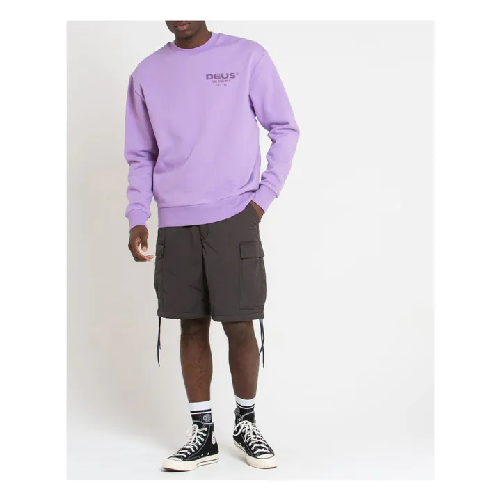 Sweatshirt Big Time Crew | Violett- Produktbild Nr. 1