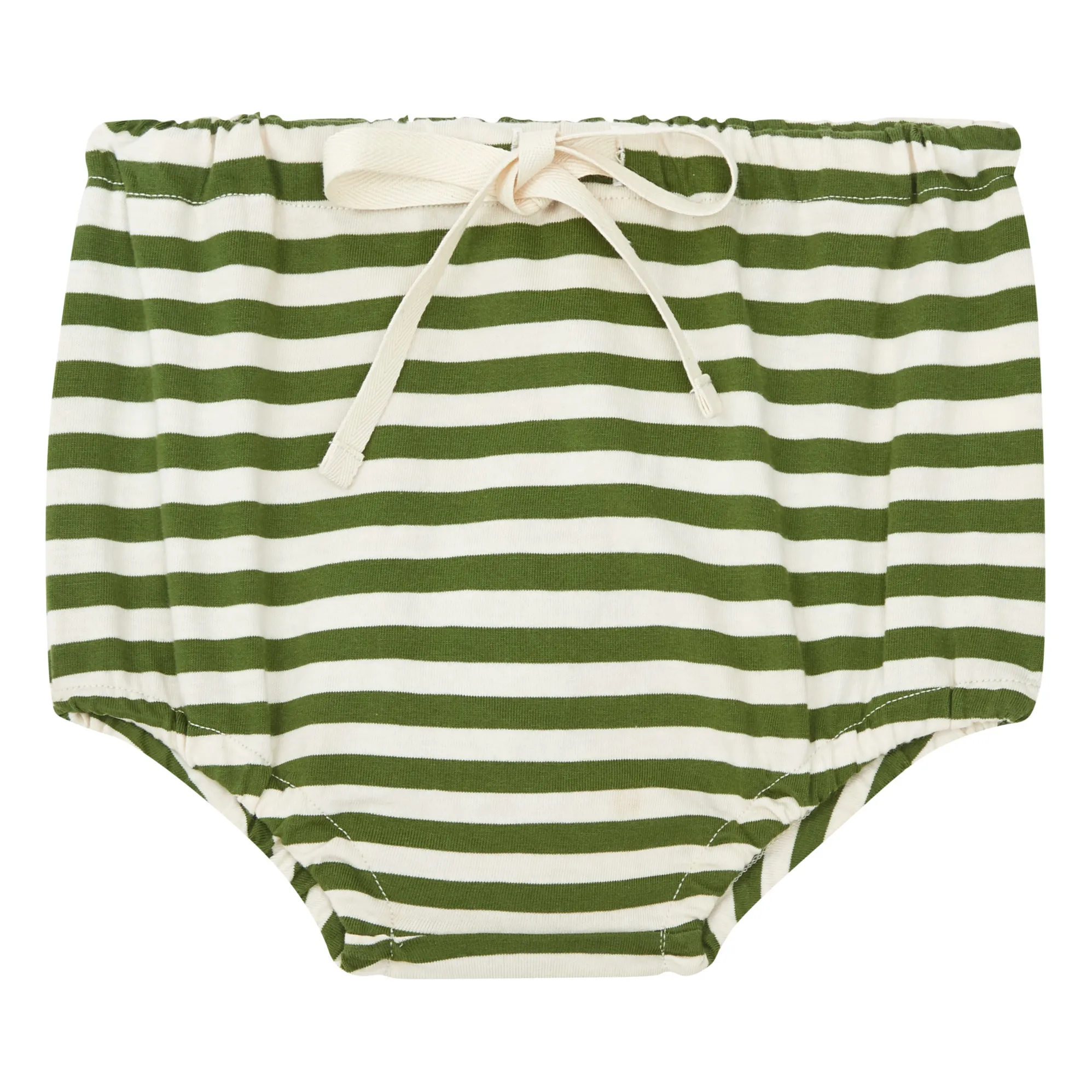 Babe & Tess Green Striped Bloomers
