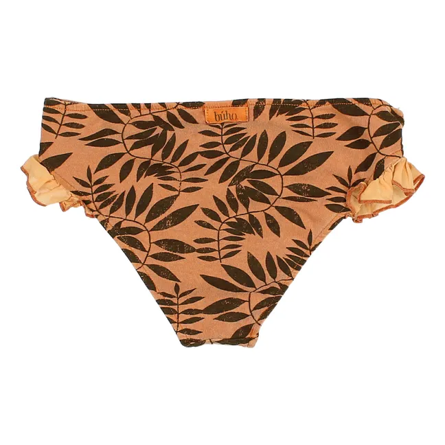 Slip bikini Jungle in cotone organico | Arancione