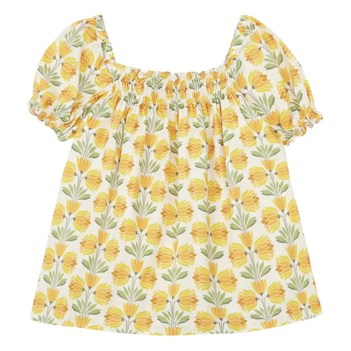 Vestido flores | Amarillo- Imagen del producto n°0
