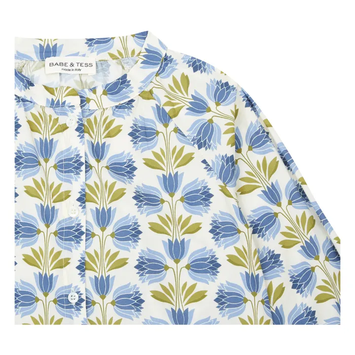 Floral Blouse | Blue- Product image n°2