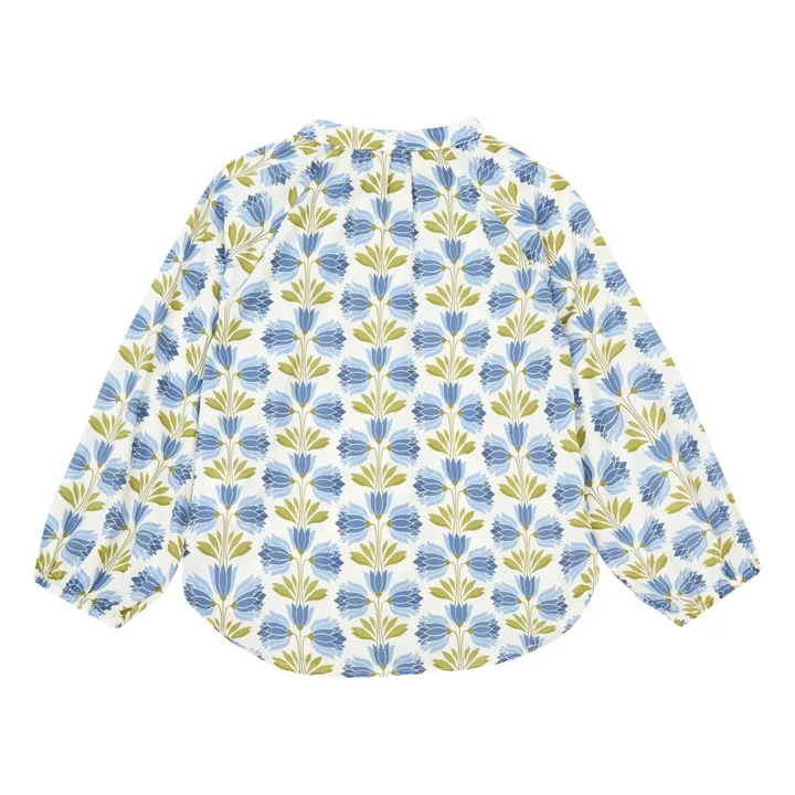 Floral Blouse | Blue- Product image n°3
